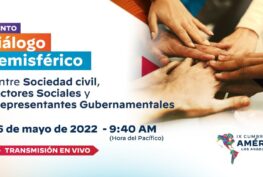 OSC PARTICIPAN, IX CUMBRE DE LAS AMÉRICAS