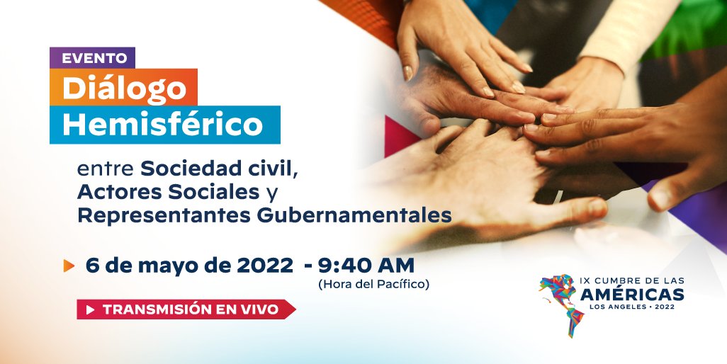 OSC PARTICIPAN, IX CUMBRE DE LAS AMÉRICAS